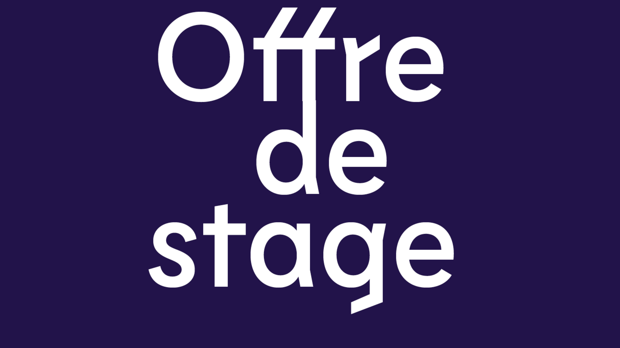 offre de stage 2026